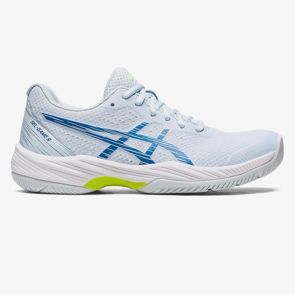 ASICS Women's Gel-Game 9 Tennis Shoes - Sky/Reborn Blue 8.5